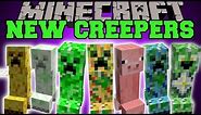 Minecraft: CREEPERS+ (FLYING, PIG, FIRE, & MORE CREEPER SPECIES) Mod Showcase