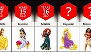Disney Princesses Age Comparison