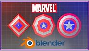 Captain America's Shield - Blender Tutorial