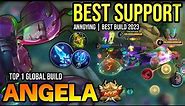 ANGELA BEST BUILD 2023 | BUILD TOP 1 GLOBAL ANGELA GAMEPLAY | MOBILE LEGENDS✓
