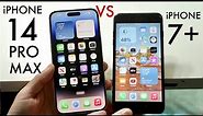 iPhone 14 Pro Max Vs iPhone 7+! (Comparison) (Review)