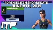 Fortnite Item Shop *NEW* RELAY AND DESERT DOMINATOR SKINS! [June 8th, 2019] (Fortnite Battle Royale)