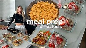 EASY MEAL PREP FOR WEIGHT LOSS | quick & healthy recipes for the week