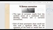 STRESS CORROSION - TYPES OF CORROSION - Chemistry - Engineering Materials