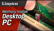 How to Install Memory in Your Desktop PC