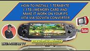 PS VITA 1 TERABYTE MICRO SD CARD THAT WORKS FLAWLESSLY & PERFECTLY VIA SD2VITA. GET YOURS NOW ONLINE