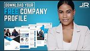 FREE COMPANY PROFILE TEMPLATE | 12 PAGES