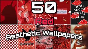 50 Aesthetic Red Wallpapers