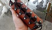 How to make a leather medieval armband......REVISITED!