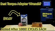 Digital Torque Wrench Adapters - AcDelco Vs Quinn - Which Is the Best? Tested After 1000 Cycles