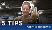 5 Tips Before You Get On The Concept 2 Rower