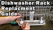 Dishwasher Top Rack Replacement Guide - W10712395 Kit for Whirlpool, Kenmore, and Kitchenaid Models