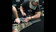 Smoking Skull replica belt signed by Stone Cold Steve Austin