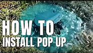 How to Install Pop-up Emitter Lawn Drain
