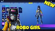 New ROBOT GIRL 'REBEL' Skin In-Game Fortnite