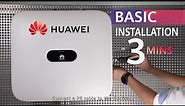 Huawei Inverter On Grid Quick Installation in 3 mins | Three PHuawei Inverter commissioning
