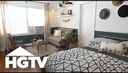 Stylish Studio Apartment Makeover | HGTV