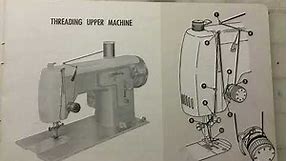 Sears Kenmore Model 51 158.512 Sewing Machine Manual Instructions