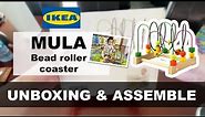 IKEA MULA Bead roller coaster | UNBOXING AND ASSEMBLE
