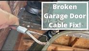 How to Fix and Install New Garage Door Cables