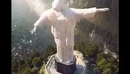Christ the redeemer statue has dabbed.