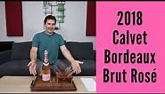2018 Calvet Crémant de Bordeaux Brut Rosé Wine Review