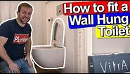 HOW TO FIT A WALL HUNG TOILET - CONCEALED FRAME - Vitra auto flush