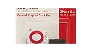 VELCRO Brand Sticky Back Strips with Adhesive | 4 Count (Pack of 1) | Black 3 1/2 x 3/4 In | Hook and Loop Fasteners for Home Organization, Classroom or Office