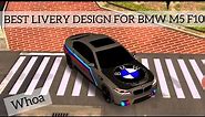 BMW M5 M POWERED LIVERY DESIGN || CAR PARKING MULTILAYER