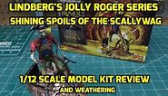 Lindberg Jolly Roger Series Shining Spoils of the Scallywag 1/12 Scale Model Kit Build Review HL614
