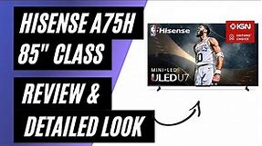 Hisense 85" Class A75H Ultra High Definition 4K Google Smart TV: Review & Detailed Look