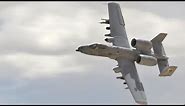 Thrilling Sight and Sound! A-10 Warthog Low Altitude Pass