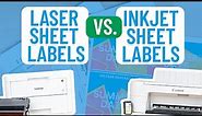 Laser Sheet Labels vs. Inkjet Sheet Labels | Smith Corona Labels