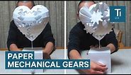 Japanese Designer Creates Incredible Paper Gear Art