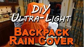Do It Yourself Backpack Raincover Ultralight Complete Step by Step