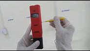 pH in Water: Instrument Calibration & Measurement by pen type pH Meter(HANNA)