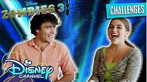 Truth or Dare Challenge: Ariel & Pearce | Zombies 3 | @disneychannel