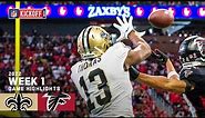 New Orleans Saints vs. Atlanta Falcons | Week 1 2022 Game Highlights