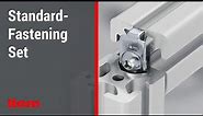 Fasteners for aluminium profiles – Standard-Fastening Set