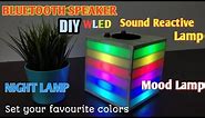 Bluetooth Speaker DIY with wled sound reactive lamp | Night lamp