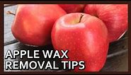 How to Clean Apple Wax | Kitchen Tips by Healthy Kadai