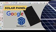 How Make Solar Panel in SketchUp