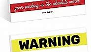 You Park Like an Idiot Sticky Note Pads / 4" x 3" Repositionable Funny Bad Parking Notifications/Two Unique Designs / 50 Sheets Per Pad Set of 6 / Made in USA