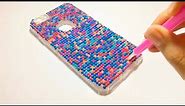 I CUSTOMISED my Phone case using Leftover diamonds from a Diamond Painting |
