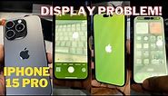 My iPhone 15 Pro had a DISPLAY PROBLEM! (Green Screen)