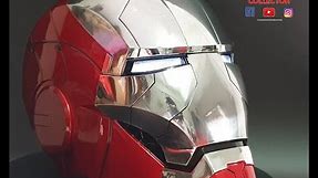 IRON MAN MARK V HELMET UNBOXING FULL REVIEW