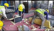 Insulation Of HVAC Ducts by Fiber Glass (MEP work)