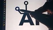 Simple Logo "AI" | How to do a simple and easy logo on iPad #logo #design