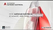 How AutoCAD Electrical can help make schematics and panel layouts easier.