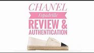 CHANEL Espadrilles Review & Authentication
